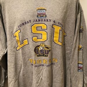 Men’s LSU Grey 2004 Collectors Sugar Bowl Shirt